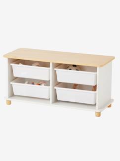 ptilou-Chambre et rangement-Meuble de rangement + 4 bacs LIGNE PTILOU