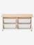 Meuble de rangement + 4 bacs LIGNE PTILOU Blanc/bois 8 - vertbaudet enfant 