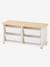 Meuble de rangement + 4 bacs LIGNE PTILOU Blanc/bois 7 - vertbaudet enfant 