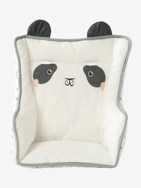 Coussin de chaise haute VERTBAUDET écru+ivoire Panda+moutarde+rayé bleu 6 - vertbaudet enfant 