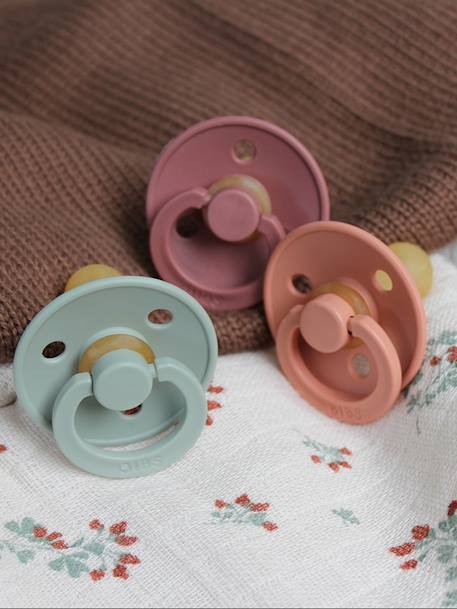 BIBS® Sucettes Colour Tétine anatomique Cloud et Vanilla 6-18 mois