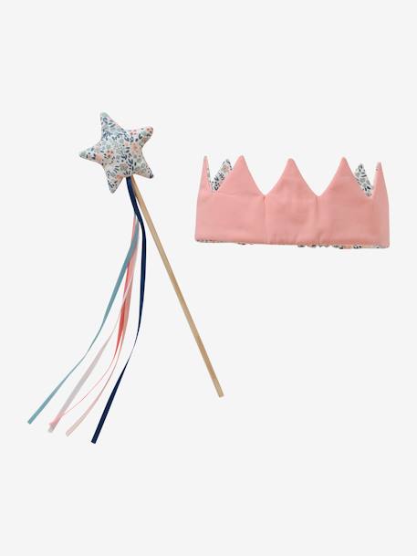 Couronne + baguette rose 2 - vertbaudet enfant 