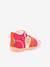 Sandales cuir bébé fille Bigfly 2 KICKERS® rose orange tricolore 4 - vertbaudet enfant 