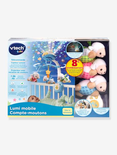 Lumi mobile compte mouton VTECH BLEU+ROSE 3 - vertbaudet enfant 