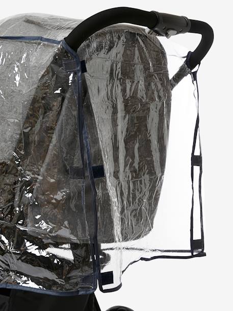 Habillage pluie intégral vertbaudet pour poussette double transparent 3 - vertbaudet enfant 