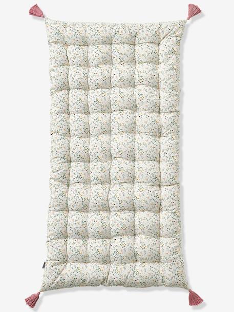 Matelas de sol avec pompons FLEURETTES écru / multicolore 1 - vertbaudet enfant 