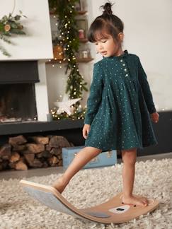 -Robe en gaze de coton détails fantaisie fille