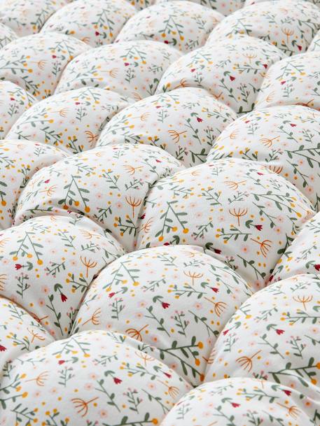 Matelas de sol avec pompons FLEURETTES écru / multicolore 2 - vertbaudet enfant 