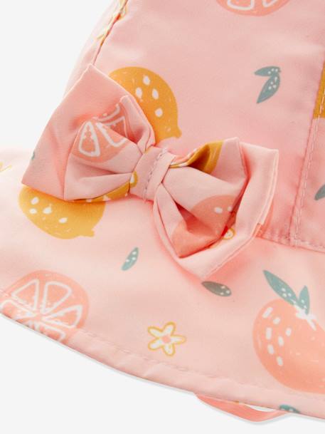 Chapeau imprimé bébé fille rose pâle imprimé 3 - vertbaudet enfant 