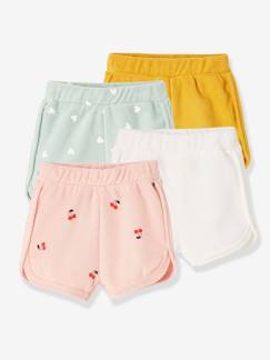 Bébé-Body-Lot de 4 shorts en éponge bébé