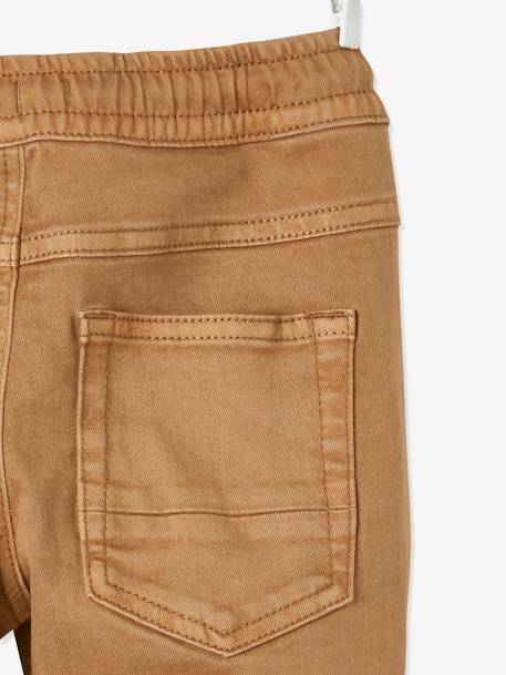 Pantalon slim couleur facile à enfiler garçon BEIGE+bleu nuit 9 - vertbaudet enfant 