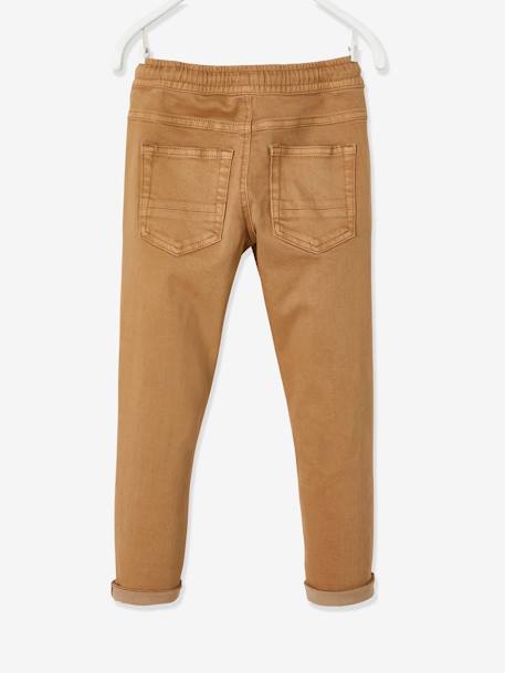 Pantalon slim couleur facile à enfiler garçon BEIGE+bleu nuit 7 - vertbaudet enfant 