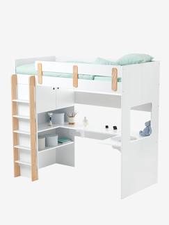 Chambre et rangement-Chambre-Lit bébé, lit enfant-Lit combiné, surélevé, superposé-Lit mezzanine avec bureau et rangement LIGNE EVEREST