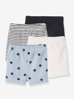 lot de 4 shorts en jersey bébé  - vertbaudet enfant