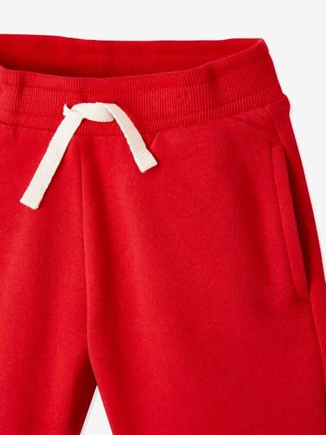 Lot de 2 bermudas Basics garçon en molleton lot encre+lot noir+lot rouge+vert sauge 15 - vertbaudet enfant 