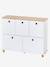 Meuble de rangement 5 bacs LIGNE PTILOU Blanc/bois 2 - vertbaudet enfant 