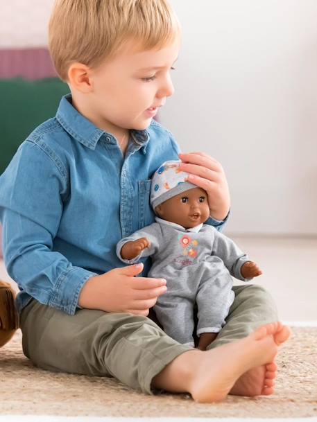 Poupée Bébé câlin Marius COROLLE gris 4 - vertbaudet enfant 