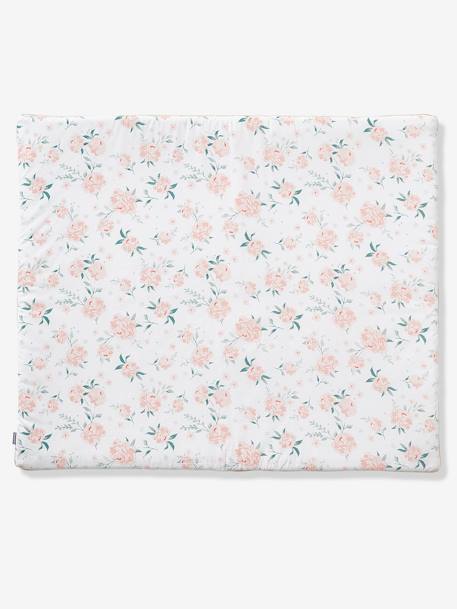 Tapis photo bébé EAU DE ROSE écru / rose 2 - vertbaudet enfant 