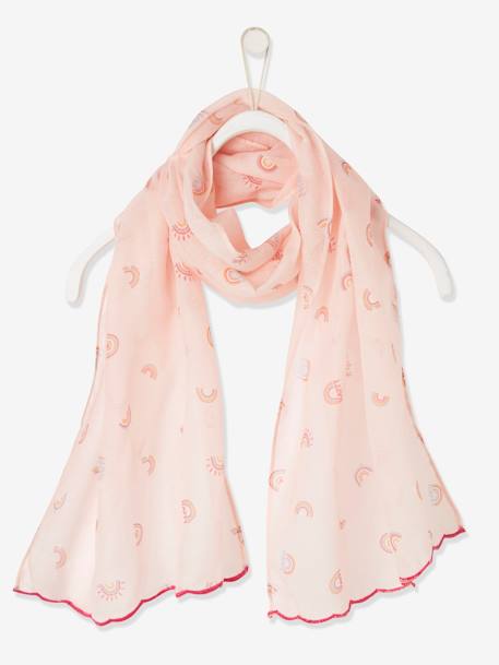 Fille-Accessoires-Foulard-Foulard fille imprimé arc-en-ciel