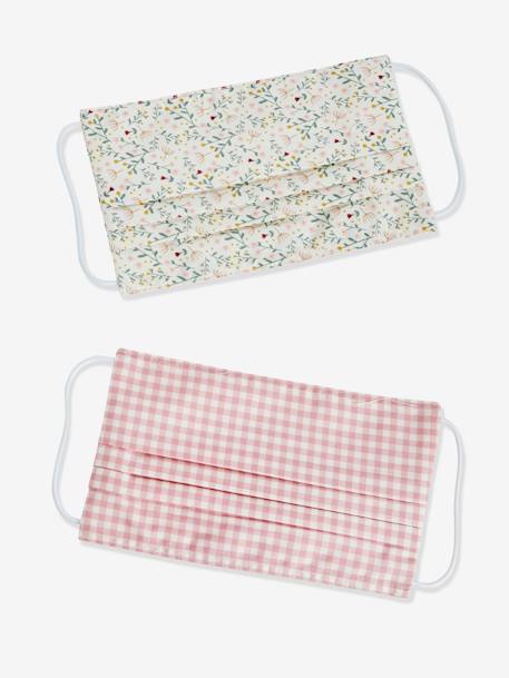 Fille-Accessoires-Lot de 2 masques lavables imprimés Catégorie 1 fille