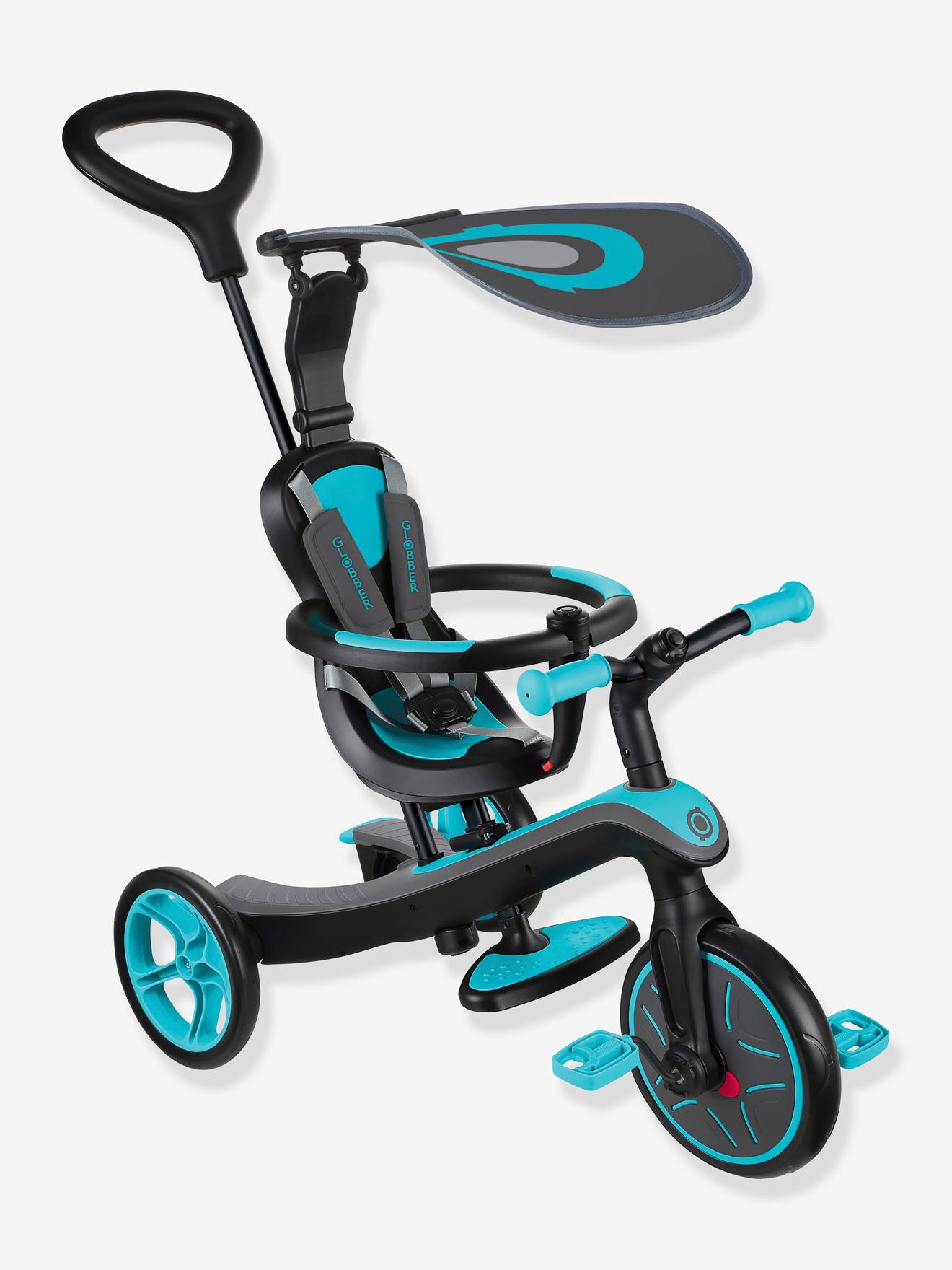 Tricycle evolutif 4 en 1 GLOBBER bleu