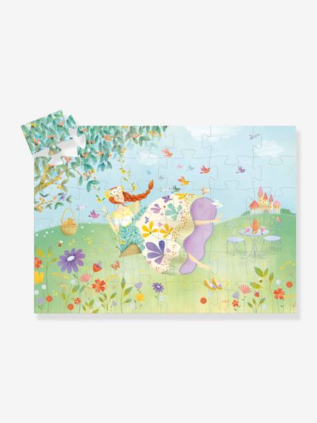 Puzzle La Princesse du printemps 36 pièces DJECO BLEU 2 - vertbaudet enfant 