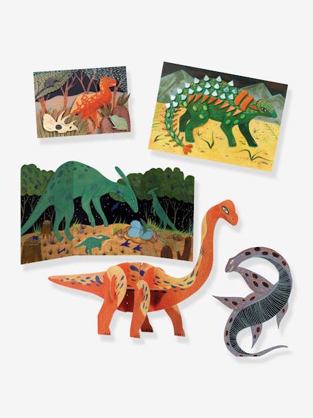 Coffret le Monde des dinosaures DJECO VERT 5 - vertbaudet enfant 