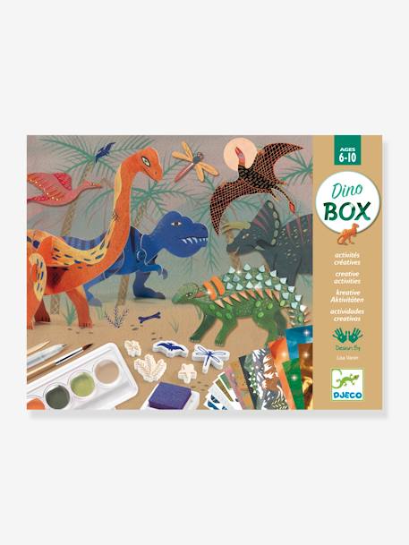 Coffret le Monde des dinosaures DJECO VERT 1 - vertbaudet enfant 