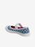 Ballerines en toile fille denim imprimé coeur+light gold 3 - vertbaudet enfant 