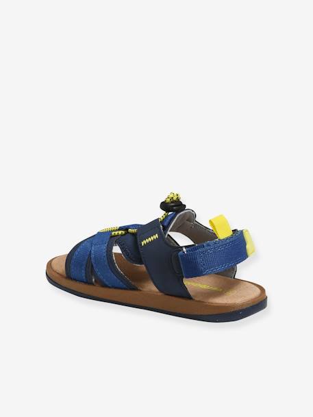 Sandales scratchées garçon bleu+gris+kaki 3 - vertbaudet enfant 