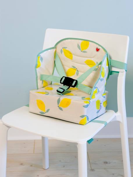 Rehausseur de chaise Easy up BABY TO LOVE gris étoiles+HAPPY LEMON+rayé bleu 10 - vertbaudet enfant 