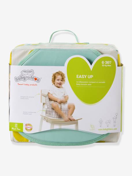 Rehausseur de chaise Easy up BABY TO LOVE gris étoiles+HAPPY LEMON+rayé bleu 7 - vertbaudet enfant 