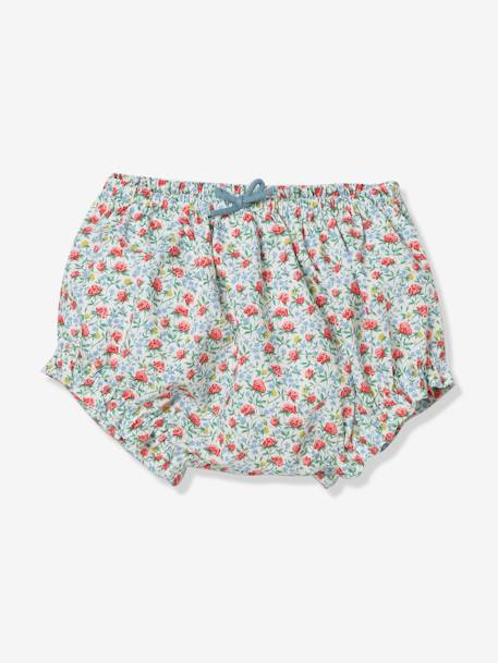 Bloomer en tissu Liberty bébé CYRILLUS Liberty Canyon Clover 1 - vertbaudet enfant 