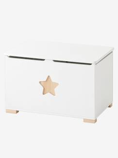 Rangement enfant Homcom Coffre à jouet roulant - bac à jouet - chariot à  jouet - 4 roulettes, 2 compartiments, poignée - dim. 40L x 43l x 43H cm -  MDF blanc pin