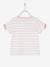 T-shirt Titi® fille rose tendre rayé 2 - vertbaudet enfant 