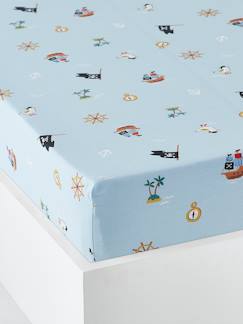 oeko-tex-Linge de maison et décoration-Drap-housse enfant P COMME PIRATE