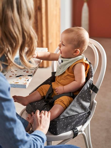 Rehausseur de chaise bleu grisé+gris 6 - vertbaudet enfant 