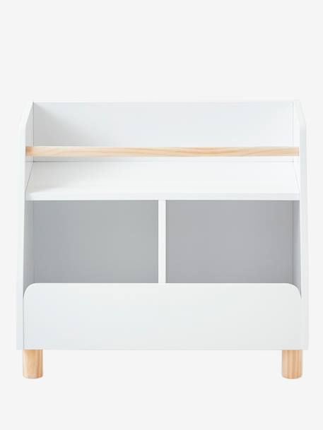 Meuble de rangement mixte étagère + bacs LIGNE PTILOU Blanc/bois 3 - vertbaudet enfant 