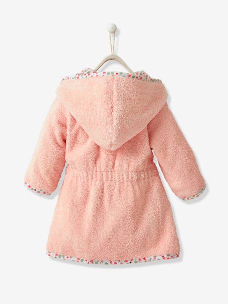 Peignoir de bain bébé personnalisable JARDIN DES ABEILLES rose 2 - vertbaudet enfant 