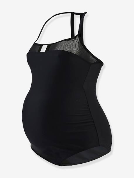 Maillot de bain de grossesse 1 pièce Roxana CACHE COEUR NOIR 2 - vertbaudet enfant 