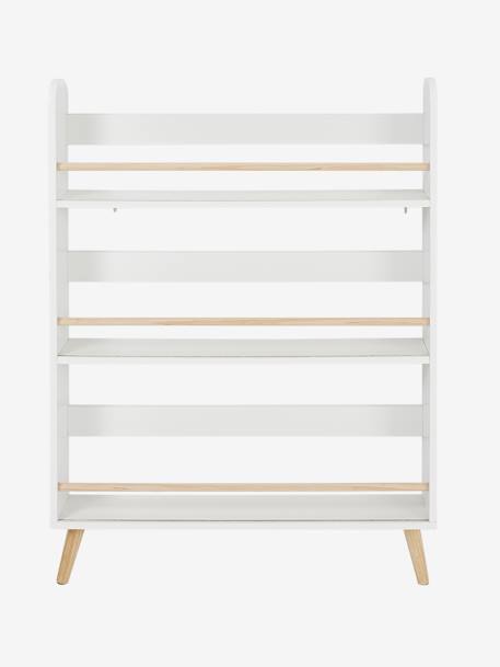 Etagère présentoir à livres LIGNE CONFETTI Blanc/bois 3 - vertbaudet enfant 