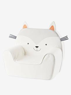 Chambre et rangement-Chambre-Chaise, tabouret, fauteuil-Fauteuil en mousse personnalisable Chat