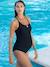 Maillot de bain de grossesse 1 pièce Roxana CACHE COEUR NOIR 1 - vertbaudet enfant 