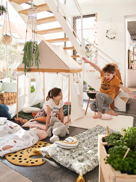 Cabane Maison en tissu multicolore 5 - vertbaudet enfant 