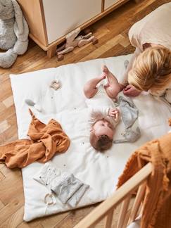 Jouet-Premier âge-Tapis d'éveil et portiques-Tapis d'éveil en gaze de coton bio* MINI COMPAGNIE