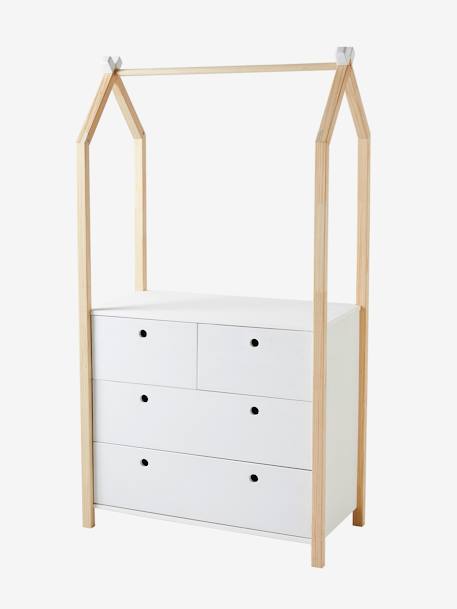 Commode penderie LIGNE COCONUT blanc 2 - vertbaudet enfant 