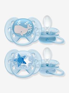 Lot de 2 sucettes ultra douces 2e âge Philips AVENT  - vertbaudet enfant