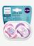 Lot de 2 sucettes Ultra air animals 2e âge Philips AVENT I love papa + montgolfière 3 - vertbaudet enfant 