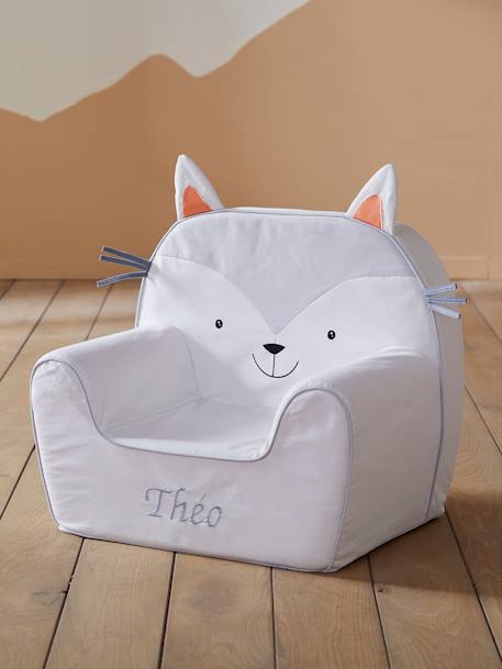 Fauteuil en mousse personnalisable Chat gris 4 - vertbaudet enfant 