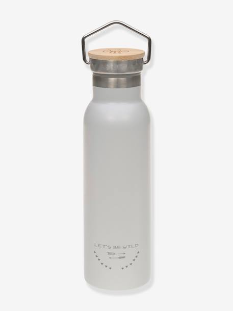 Bouteille thermos LÄSSIG Adventure en inox ADVENTURE GRIS+ADVENTURE ROSE 1 - vertbaudet enfant 